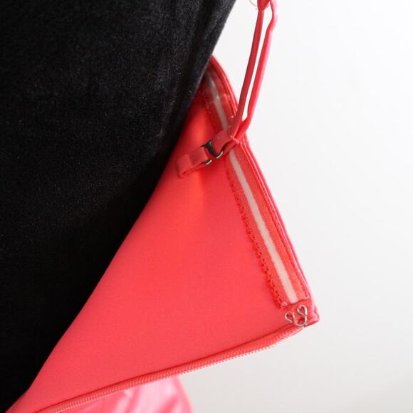 CALVIN KLEIN Coral Ruffle Sheath Dress, Size 2 - Picture 9 of 10